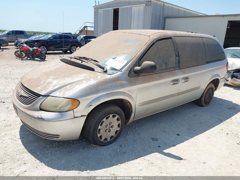 2003 Chrysler Town & Country Lx silver van flexible 2C4GP44393R221533 photo #3