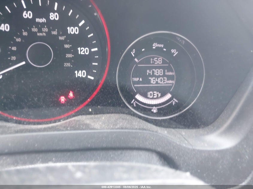 2016 HONDA HR-V EX - 3CZRU5H55GM710084