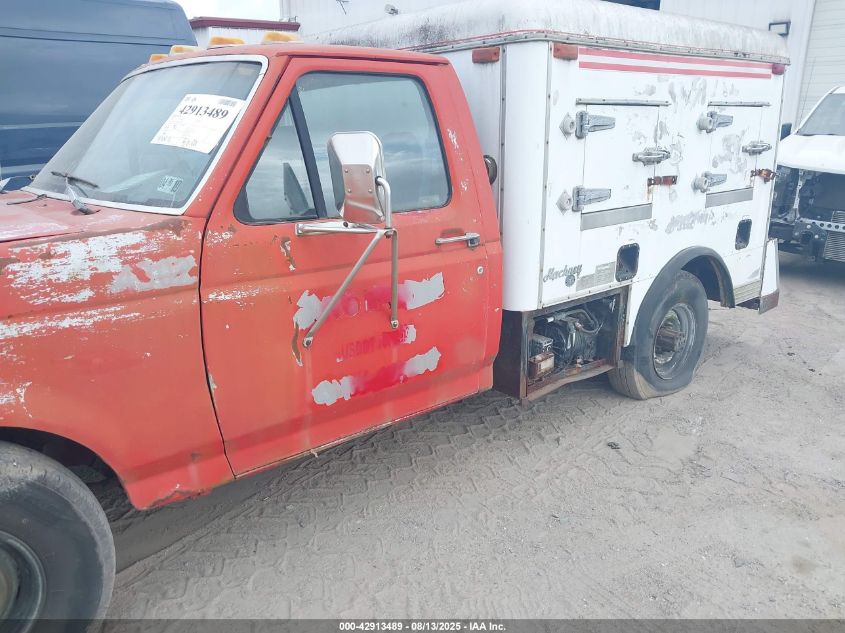 1993 Ford F350 VIN: 1FDHF37Y9PNA66764 Lot: 42913489