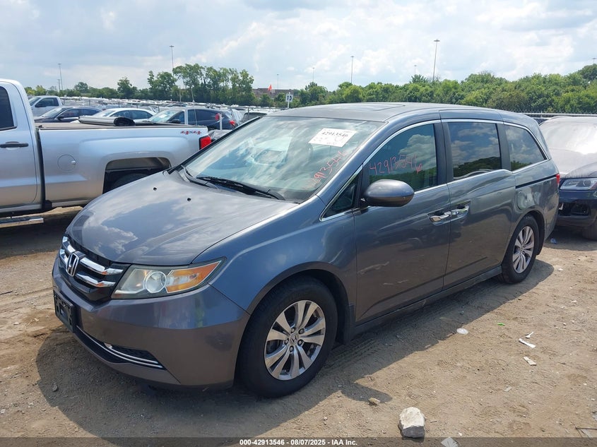 2014 Honda Odyssey Ex-L VIN: 5FNRL5H68EB089331 Lot: 42913546