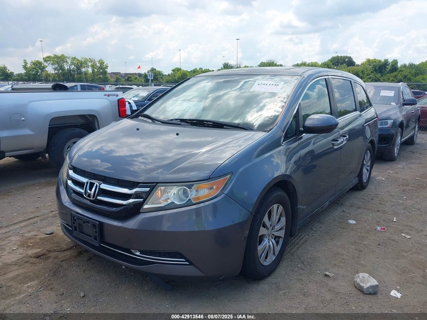 2014 Honda Odyssey Ex-L VIN: 5FNRL5H68EB089331 Lot: 42913546