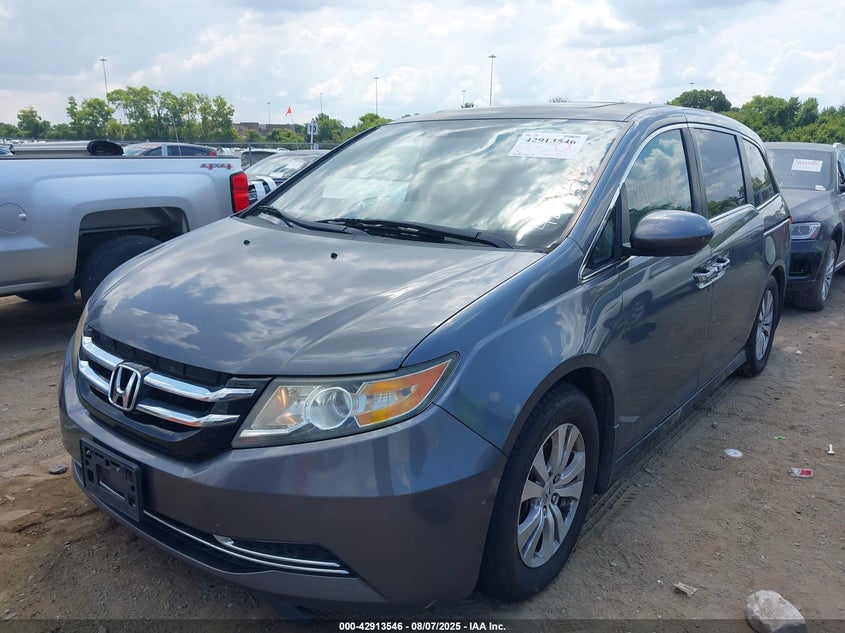 2014 Honda Odyssey Ex-L VIN: 5FNRL5H68EB089331 Lot: 42913546