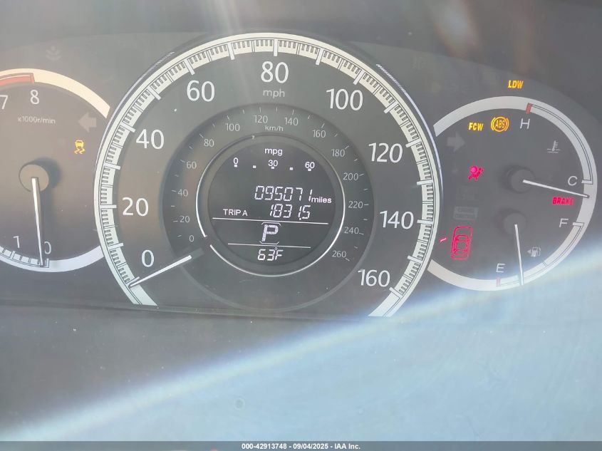 2015 Honda Accord Ex-L VIN: 1HGCR2F85FA073588 Lot: 42913748