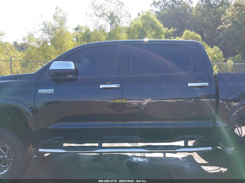 2018 TOYOTA TUNDRA PLATINUM 5.7L V8 - 5TFAW5F16JX678776
