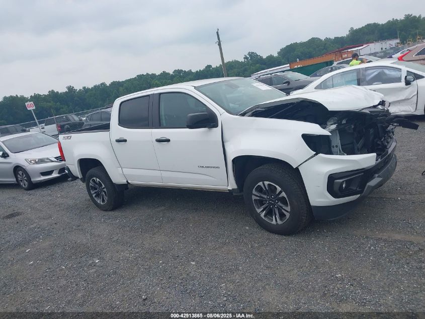 2021 Chevrolet Colorado 4Wd Short Box Z71 VIN: 1GCGTDEN5M1172378 Lot: 42913865