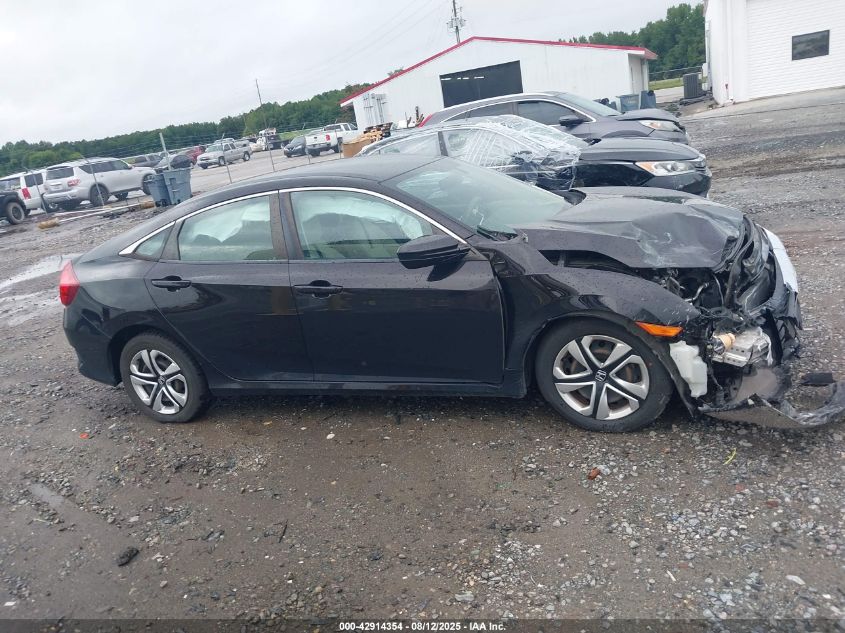 2018 Honda Civic Lx VIN: 19XFC2F57JE201001 Lot: 42914354