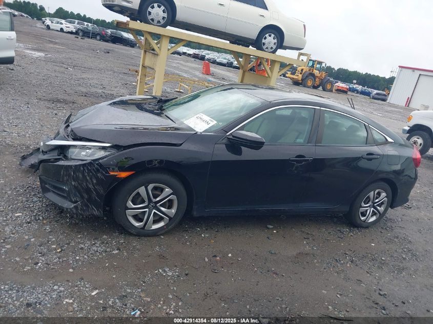 2018 Honda Civic Lx VIN: 19XFC2F57JE201001 Lot: 42914354