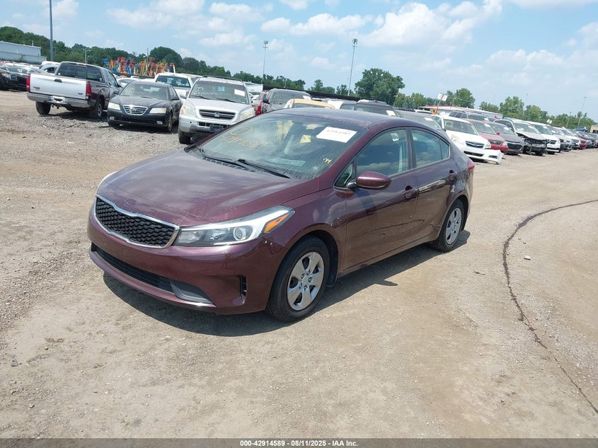 Vin: 3kpfk4a74he046215, lot: 43408315, kia forte lx 20172