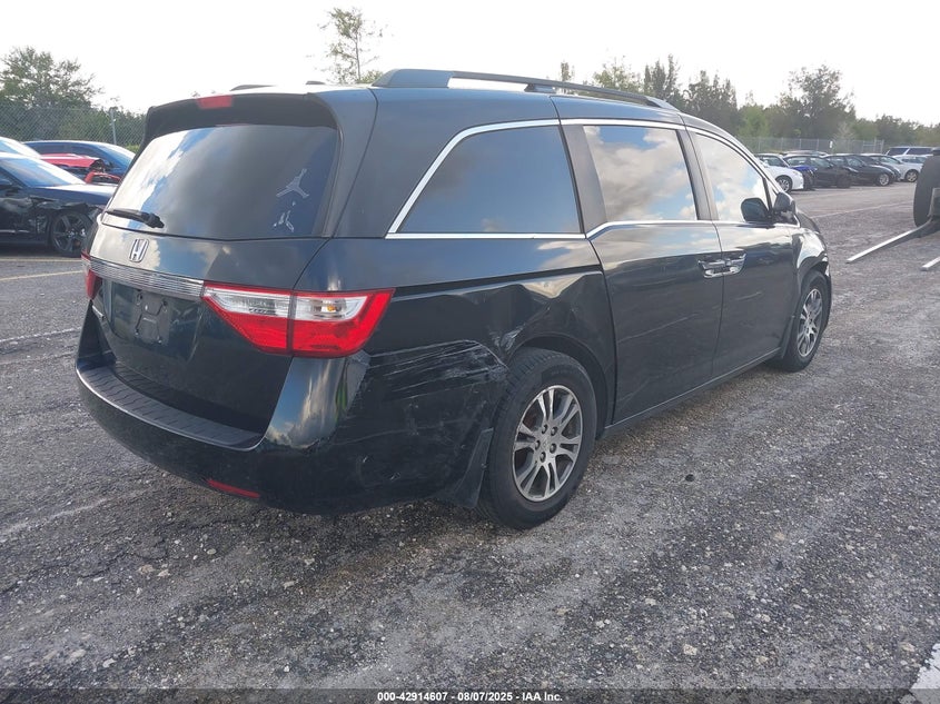 Vin: 5fnrl5h62db023646, lot: 43408332, honda odyssey ex-l 20134