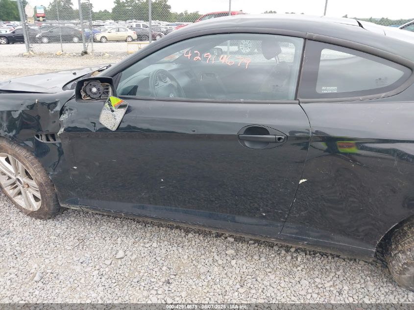 2007 Hyundai Tiburon Gs VIN: KMHHM66D87U256003 Lot: 42914679