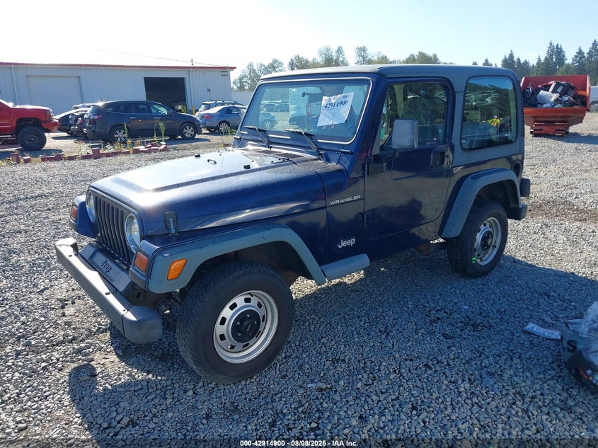 1J4FY29P0VP473145 1997 JEEP WRANGLER photo no. 2