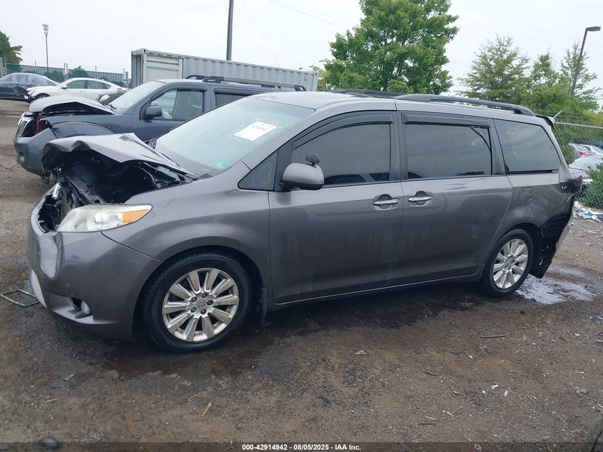 2011 Toyota Sienna Limited V6 VIN: 5TDYK3DCXBS141094 Lot: 42914942