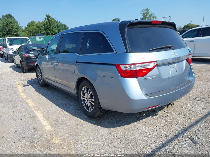 Vin: 5fnrl5h63bb095072, lot: 43408689, honda odyssey exl 20113