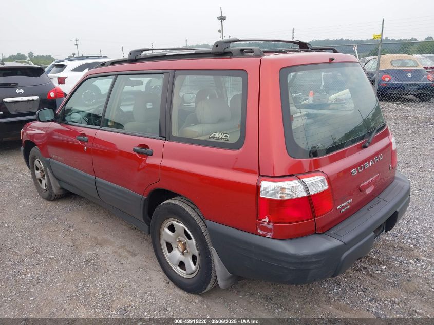 2002 Subaru Forester L VIN: JF1SF63512H715669 Lot: 42915220