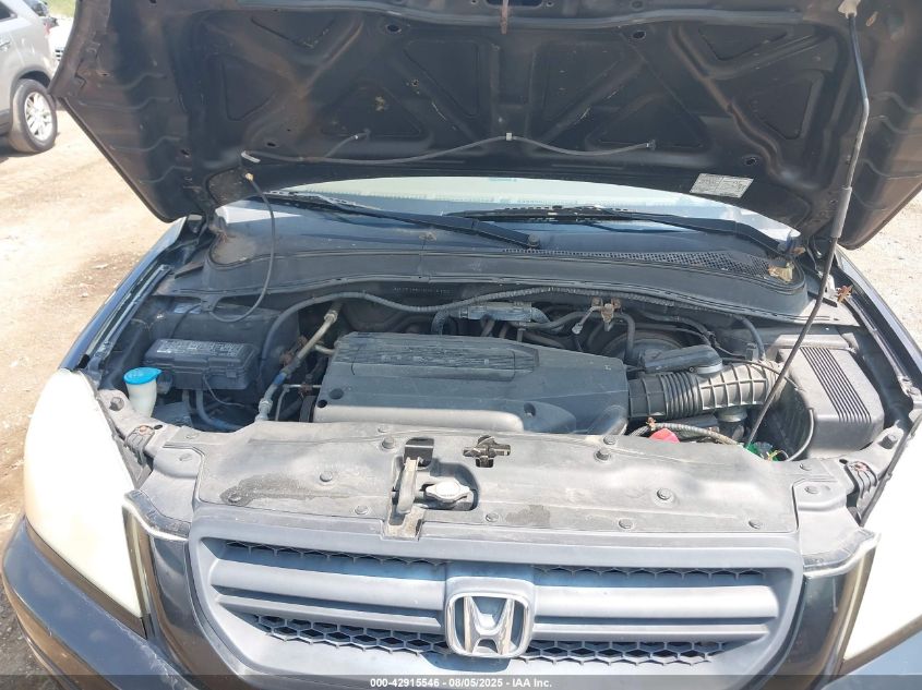 2004 Honda Pilot Ex-L VIN: 2HKYF18504H516133 Lot: 42915546