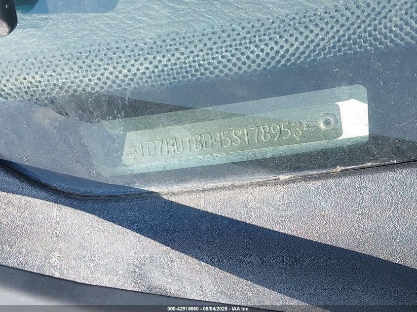 2005 Dodge Ram 1500 Slt/Laramie VIN: 1D7HU18D45S178953 Lot: 42915660