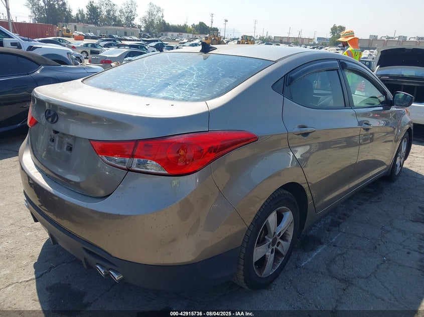 2013 HYUNDAI ELANTRA GLS 5NPDH4AE0DH423147
