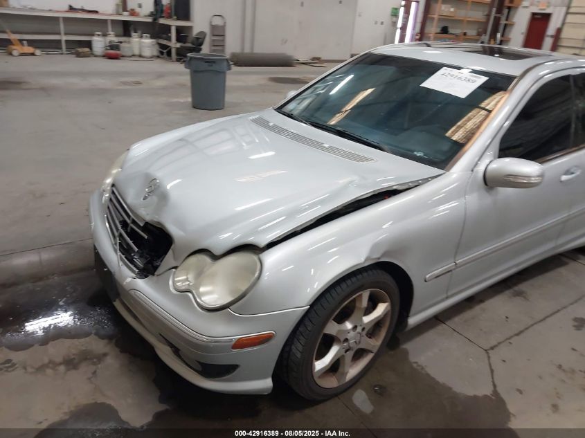 2007 Mercedes-Benz C 230 Sport VIN: WDBRF52H67F859122 Lot: 42916389
