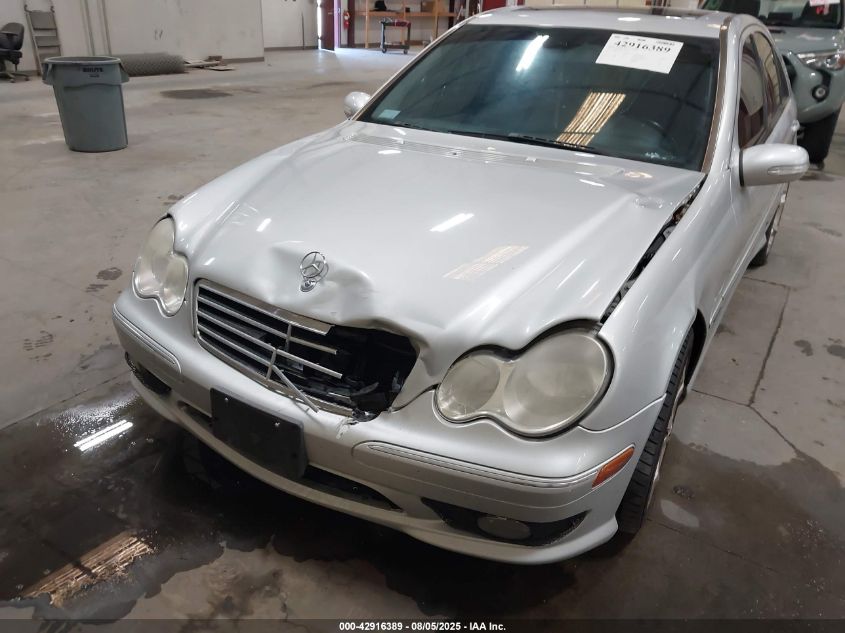 2007 Mercedes-Benz C 230 Sport VIN: WDBRF52H67F859122 Lot: 42916389