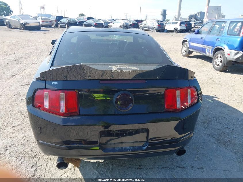 2010 Ford Mustang Gt/Gt Premium VIN: 1ZVBP8CH9A5166250 Lot: 42917105