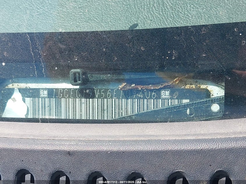 2006 Chevrolet Silverado 1500 Work Truck VIN: 1GCEC19V56E109406 Lot: 42917313