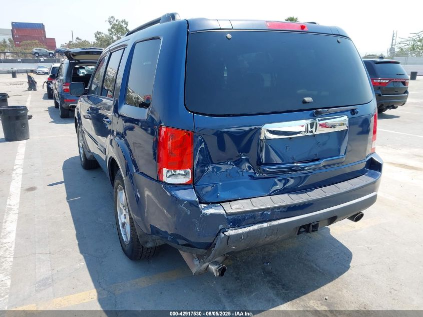 2009 Honda Pilot Ex-L VIN: 5FNYF38639B010645 Lot: 42917530