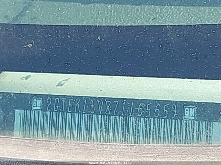 2007 GMC Sierra 1500 Classic Sl VIN: 2GTEK13V871165659 Lot: 42917749