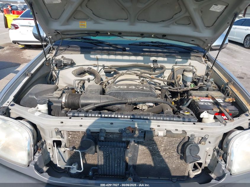 2001 Toyota Tundra Sr5 V8 VIN: 5TBBT44111S207661 Lot: 42917827