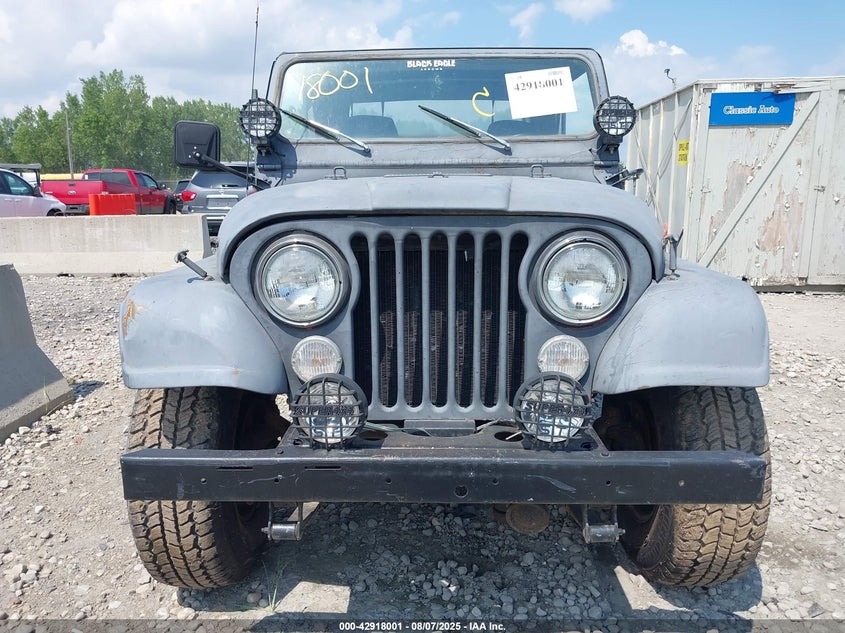 1979 Jeep Cj-7 VIN: J9F83AC806706 Lot: 42918001