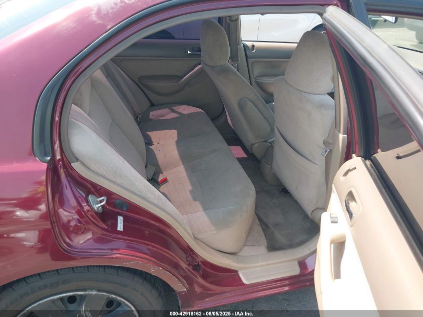 2002 Honda Civic Ex VIN: 2HGES26712H510308 Lot: 42918162