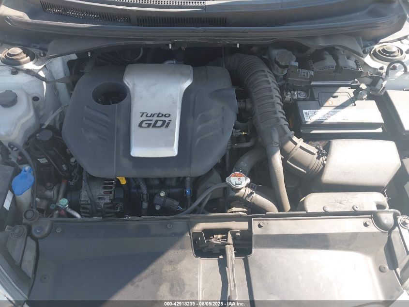 2014 Hyundai Veloster Turbo W/Blue VIN: KMHTC6AE0EU190055 Lot: 42918239