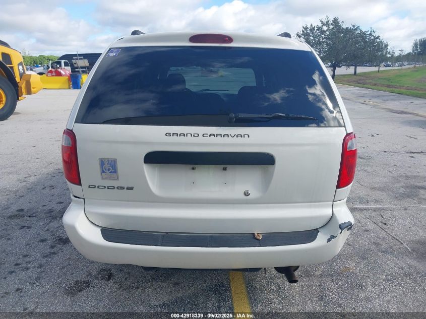 2007 Dodge Grand Caravan Se VIN: 1D4GP24R27B108538 Lot: 42918339