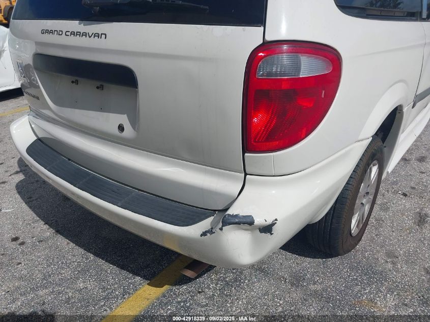 2007 Dodge Grand Caravan Se VIN: 1D4GP24R27B108538 Lot: 42918339