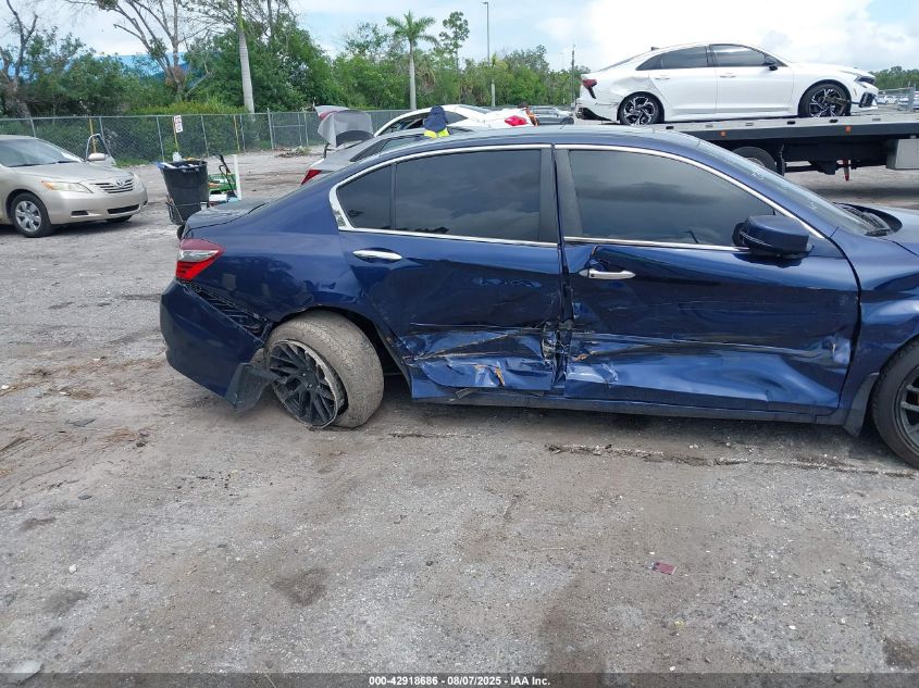 2016 Honda Accord Ex-L VIN: 1HGCR2F9XGA039947 Lot: 42918686