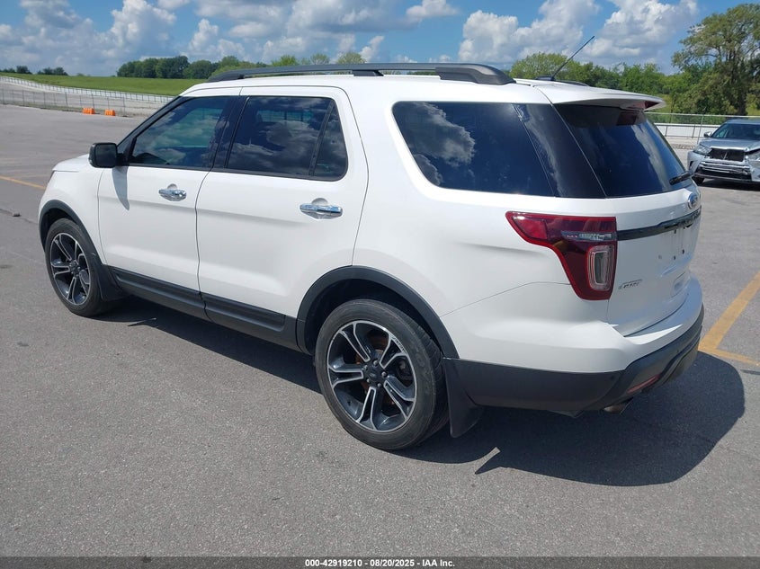 Vin: 1fm5k8gt5dgc24601, lot: 43412936, ford explorer sport 20133