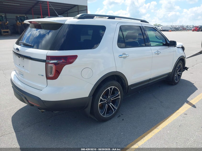 Vin: 1fm5k8gt5dgc24601, lot: 43412936, ford explorer sport 20134
