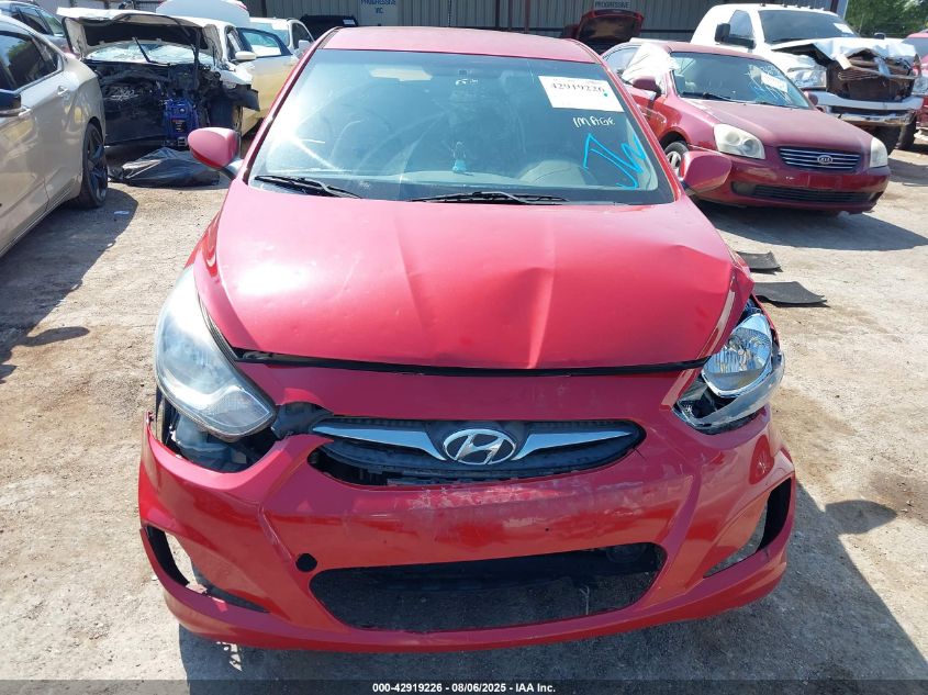 2012 Hyundai Accent Se VIN: KMHCU5AE1CU038046 Lot: 42919226