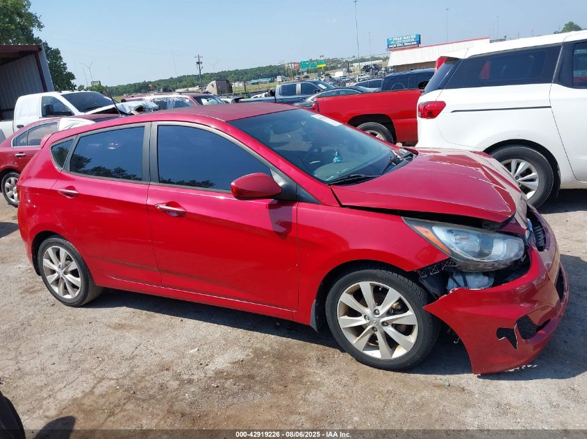 2012 Hyundai Accent Se VIN: KMHCU5AE1CU038046 Lot: 42919226