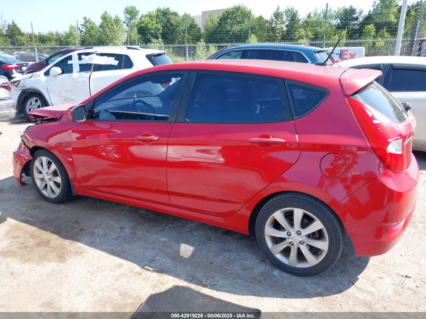 2012 Hyundai Accent Se VIN: KMHCU5AE1CU038046 Lot: 42919226