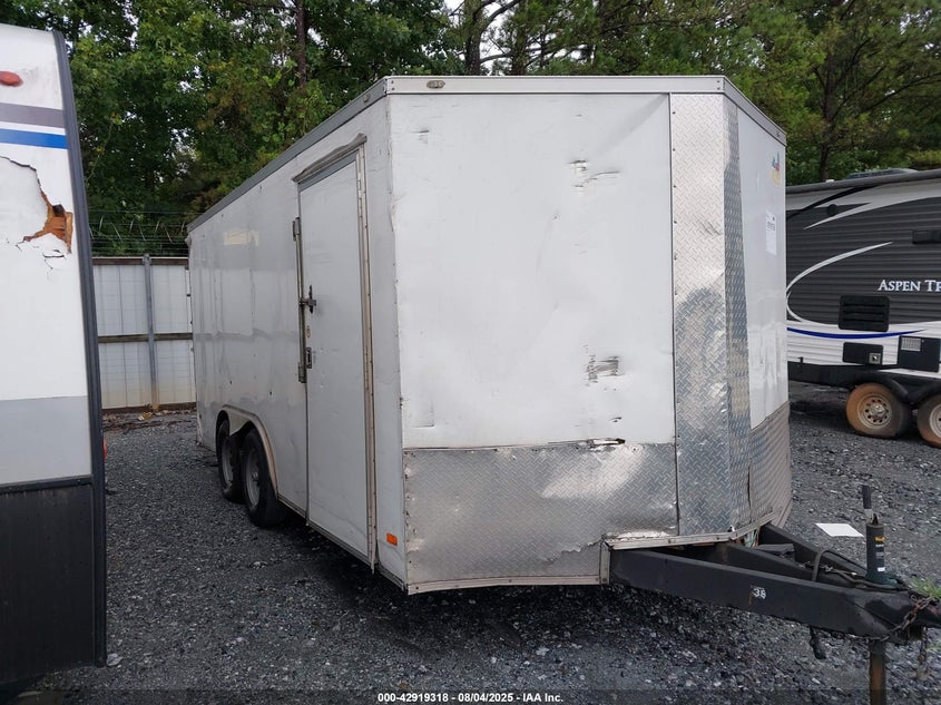 53FBE1620MF064387 2021 Trailer Covered Wago Trailer auction photo 1