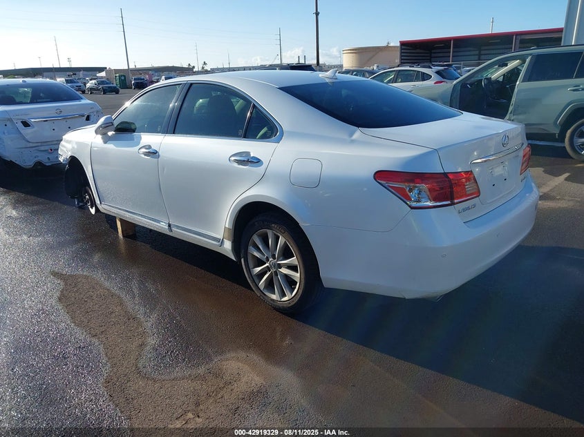 2010 Lexus Es 350 white sedan gasoline JTHBK1EG4A2390264 photo #4