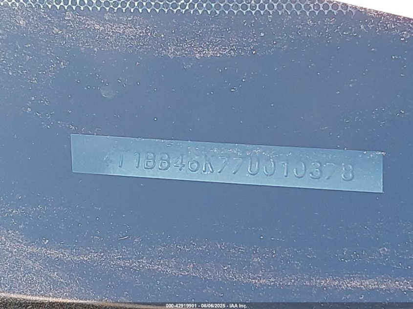 2007 Toyota Camry Hybrid VIN: 4T1BB46K77U010378 Lot: 42919901