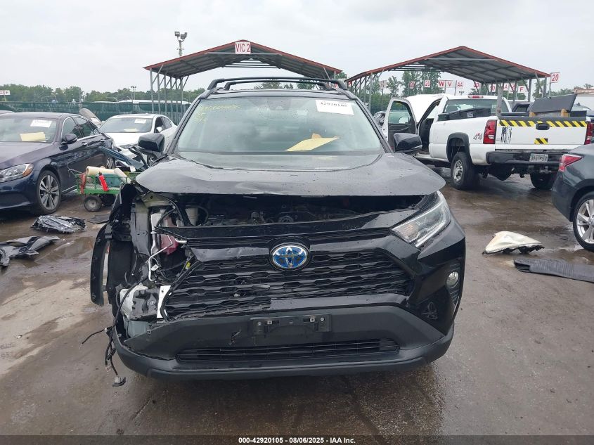 2021 Toyota Rav4 Hybrid Xle VIN: 2T3RWRFV6MW127401 Lot: 42920105