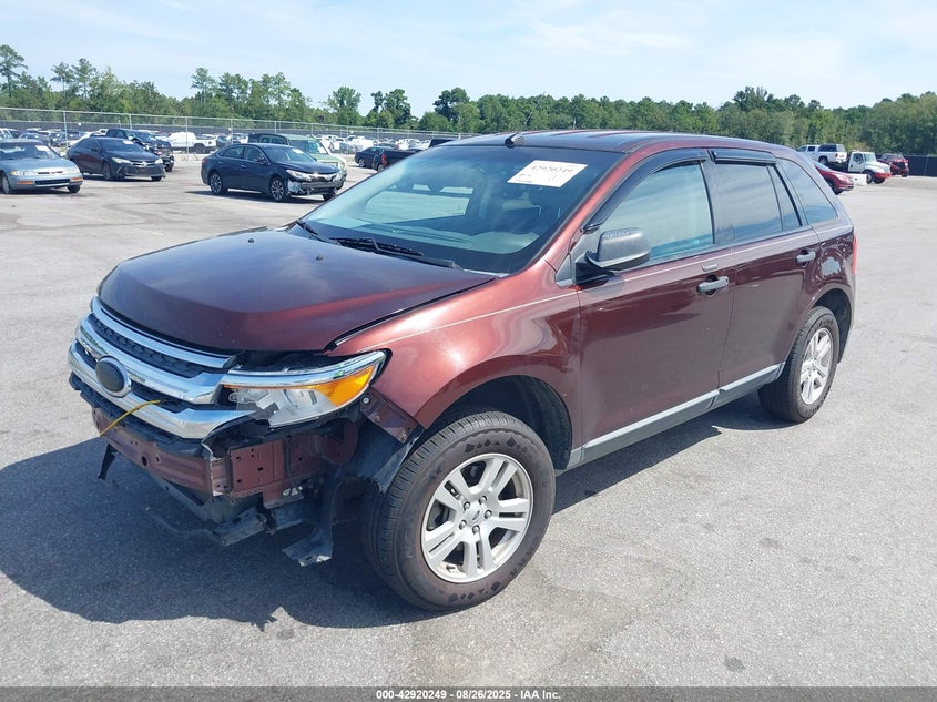 Vin: 2fmdk3gc5cba66894, lot: 43413975, ford edge se 20122