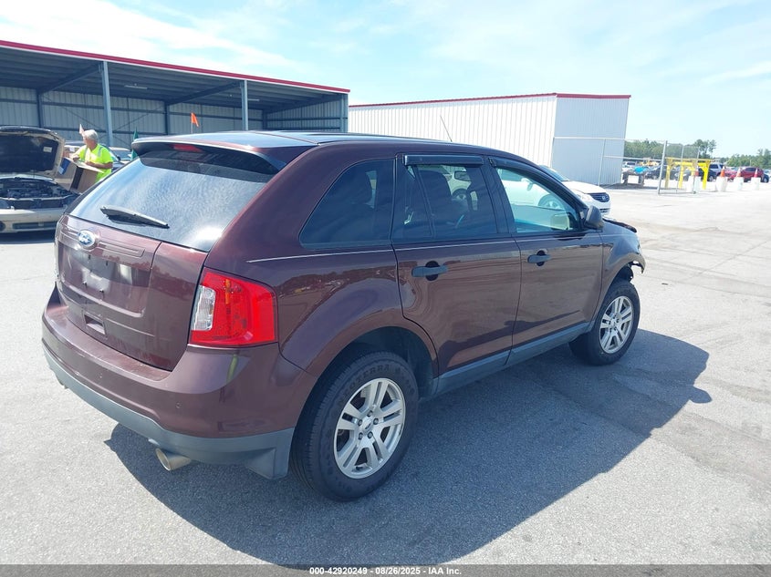 Vin: 2fmdk3gc5cba66894, lot: 43413975, ford edge se 20124