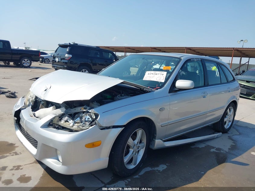 2003 Mazda Protege5 Base (M5) silver wagon gasoline JM1BJ245031208787 photo #3