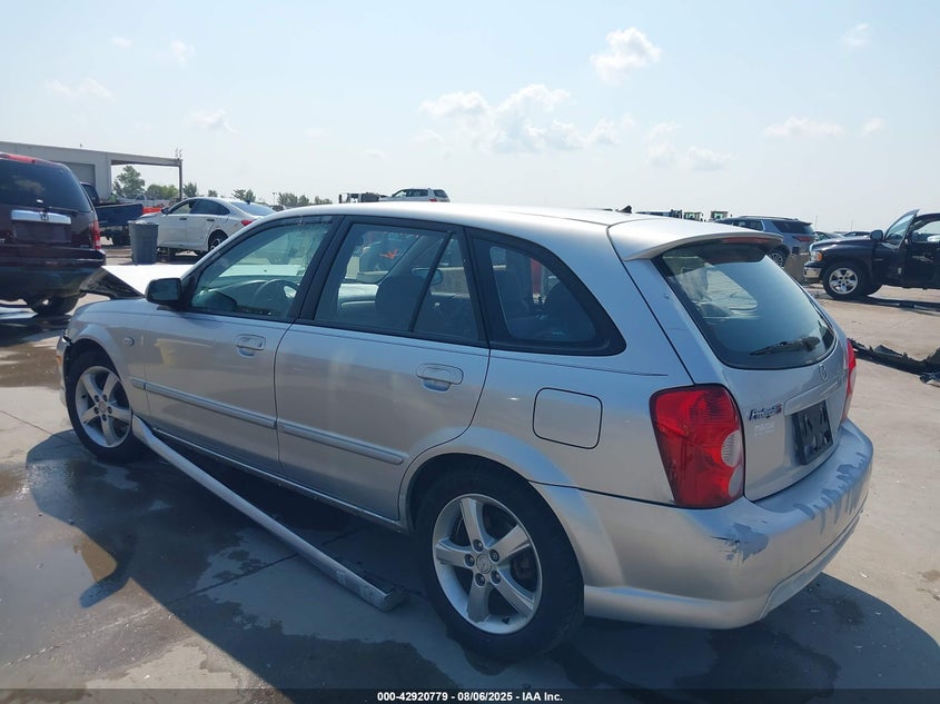2003 Mazda Protege5 Base (M5) silver wagon gasoline JM1BJ245031208787 photo #4