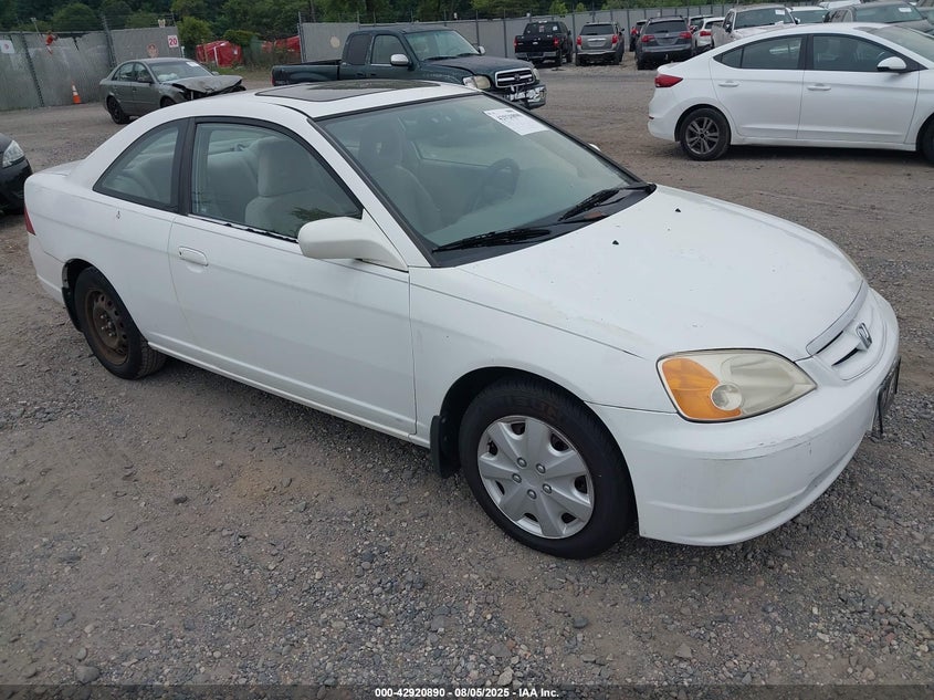1HGEM22902L105125 2002 Honda Civic Ex auction photo 1