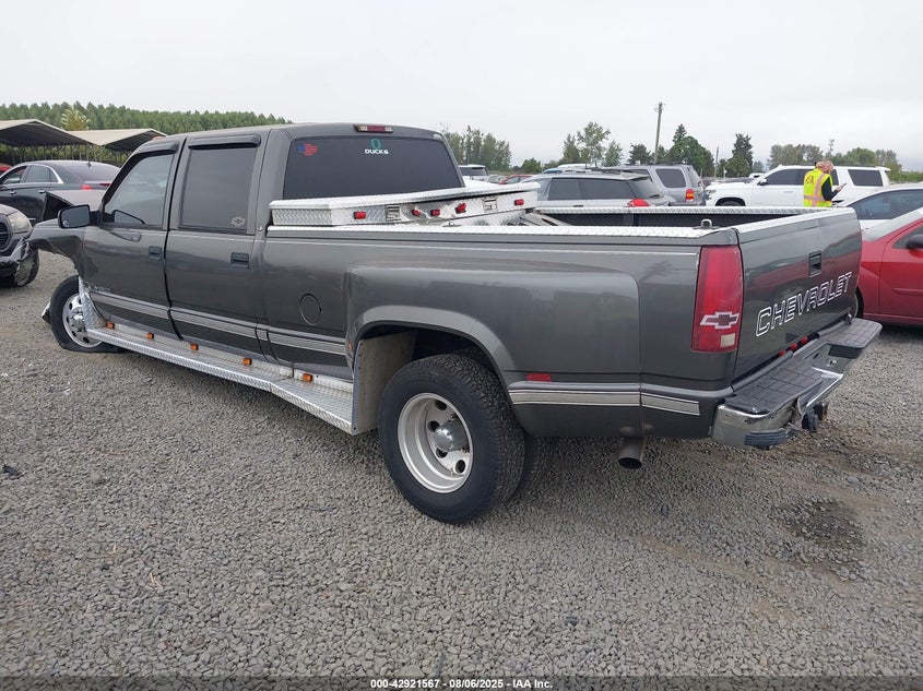 2000 Chevrolet C3500 grey truck gasoline 1GCHC33J1YF418429 photo #4