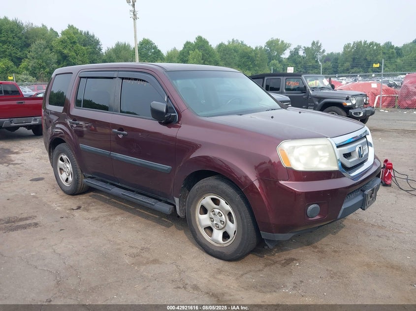 5FNYF4H22AB023877 2010 Honda Pilot Lx auction photo 1